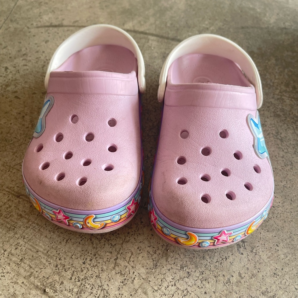Girls Crocs Galaxy Clogs